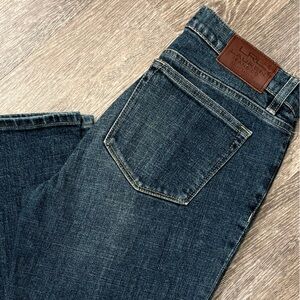 Lauren Ralph Lauren Dark Wash Straight Leg Jeans Women 6 Timeless Denim Mid Rise